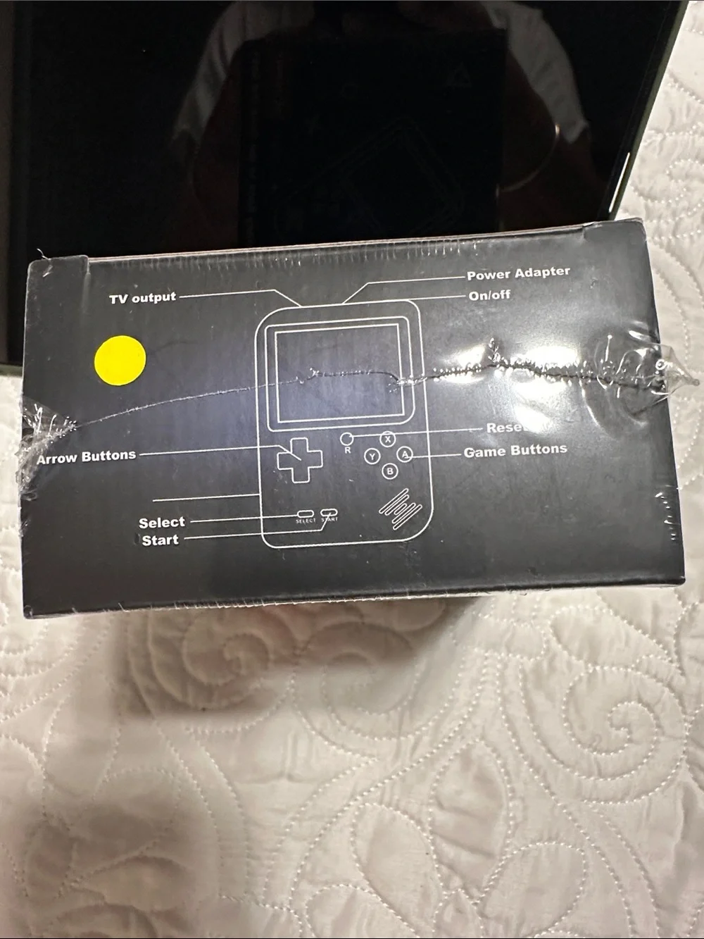 Retro Handheld Game Console - Black